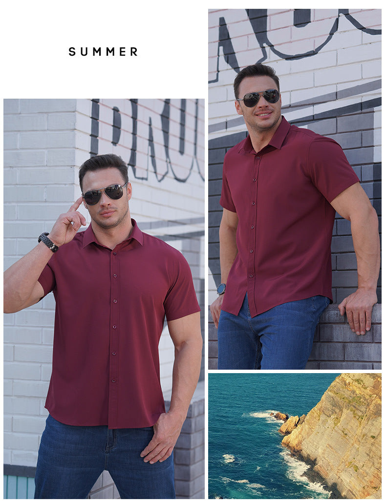 🔥 Plus Size Men's Summer Dress Shirt | Cotton Linen | Breathable Loose Fit | Big & Tall 🔥