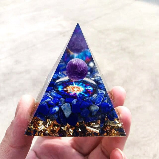 🔥Big Sales& BUY 2 FREE SHIPPING🔥Pyramid Crystal Energy Resin Orgone