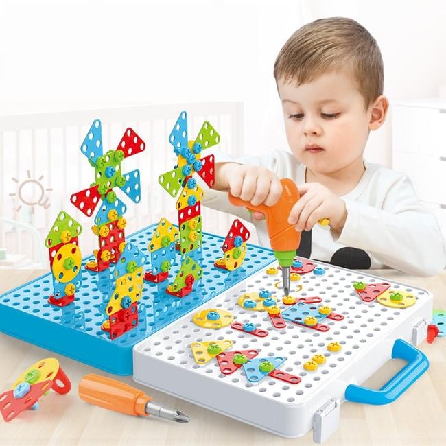 💝 Children's Educational Toy💝Creative Mosaic Drill Set