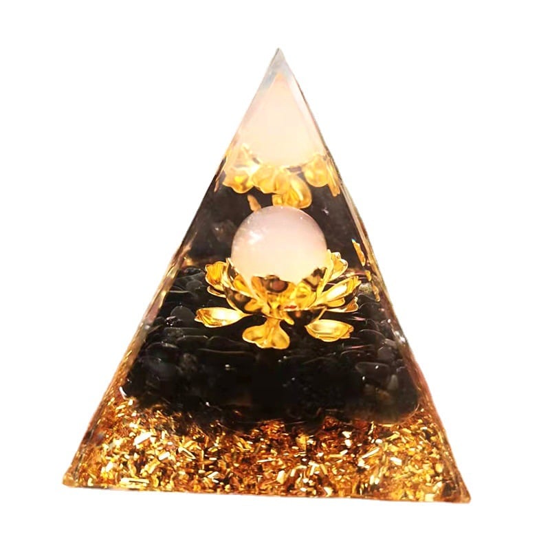 🔥Big Sales& BUY 2 FREE SHIPPING🔥Pyramid Crystal Energy Resin Orgone