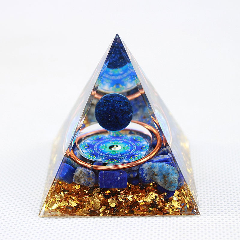 🔥Big Sales& BUY 2 FREE SHIPPING🔥Pyramid Crystal Energy Resin Orgone