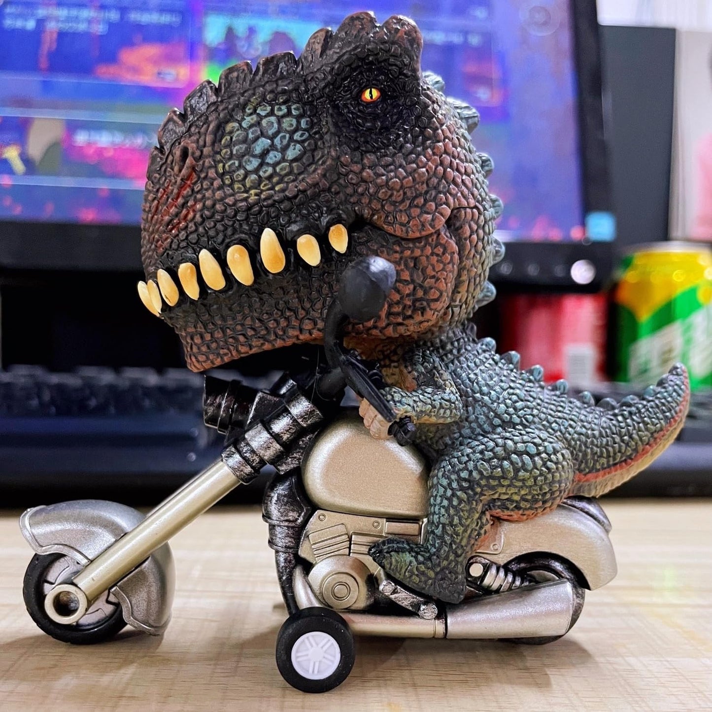 🥳🥳Friction Power Inertial Animal Motorcycle Toy