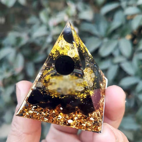🔥Big Sales& BUY 2 FREE SHIPPING🔥Pyramid Crystal Energy Resin Orgone