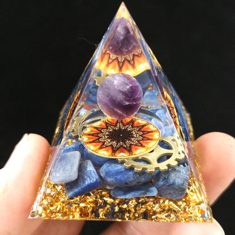 🔥Big Sales& BUY 2 FREE SHIPPING🔥Pyramid Crystal Energy Resin Orgone