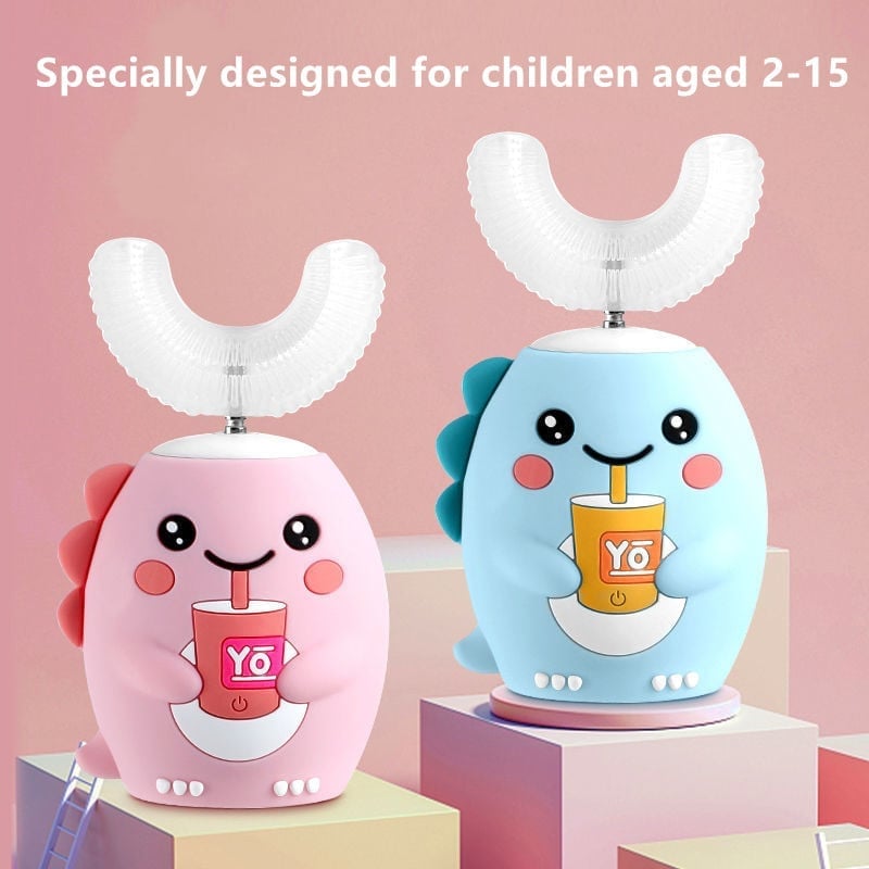 (🔥Summer Hot Sale Now) 360° Electric U-Shaped Toothbrush