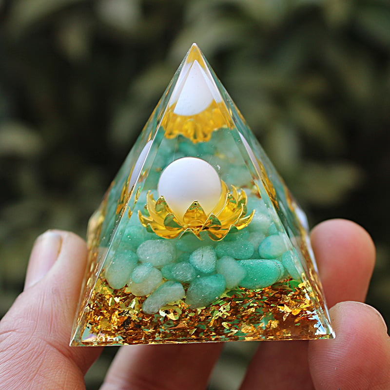 🔥Big Sales& BUY 2 FREE SHIPPING🔥Pyramid Crystal Energy Resin Orgone