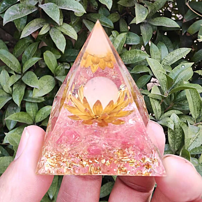 🔥Big Sales& BUY 2 FREE SHIPPING🔥Pyramid Crystal Energy Resin Orgone