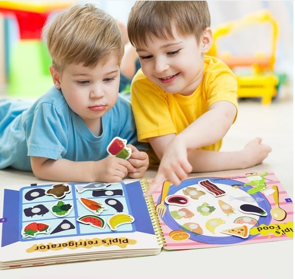 (🎁Last Day 49% OFF)🔥Keep Your Kids Away From Electronics - Early Education Enlightenment Quiet Sticker Toy