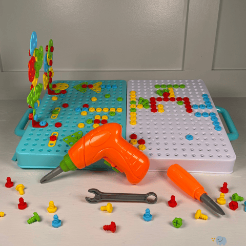 💝 Children's Educational Toy💝Creative Mosaic Drill Set