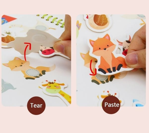 (🎁Last Day 49% OFF)🔥Keep Your Kids Away From Electronics - Early Education Enlightenment Quiet Sticker Toy