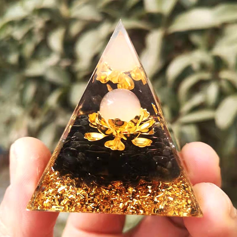 🔥Big Sales& BUY 2 FREE SHIPPING🔥Pyramid Crystal Energy Resin Orgone