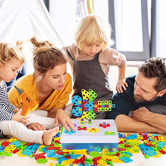 💝 Children's Educational Toy💝Creative Mosaic Drill Set