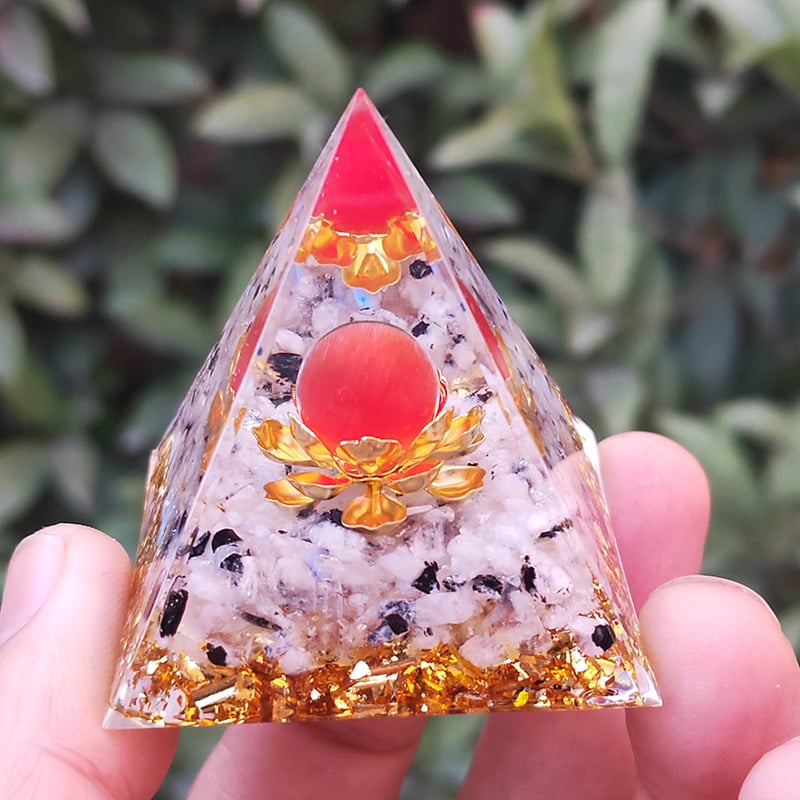 🔥Big Sales& BUY 2 FREE SHIPPING🔥Pyramid Crystal Energy Resin Orgone