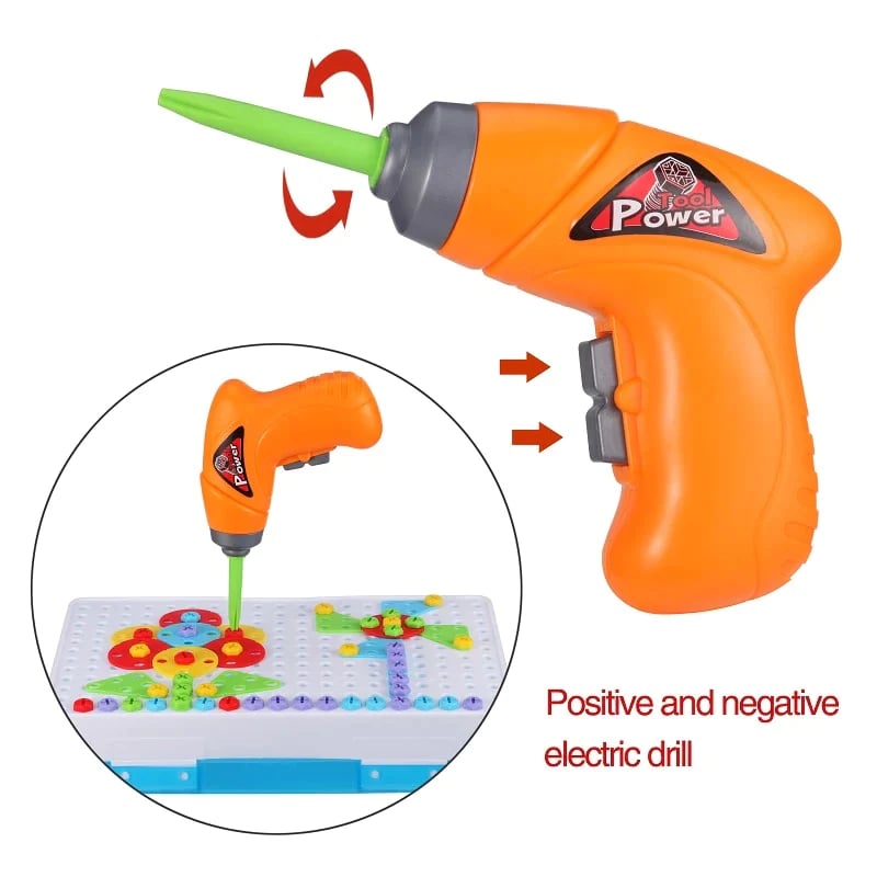💝 Children's Educational Toy💝Creative Mosaic Drill Set