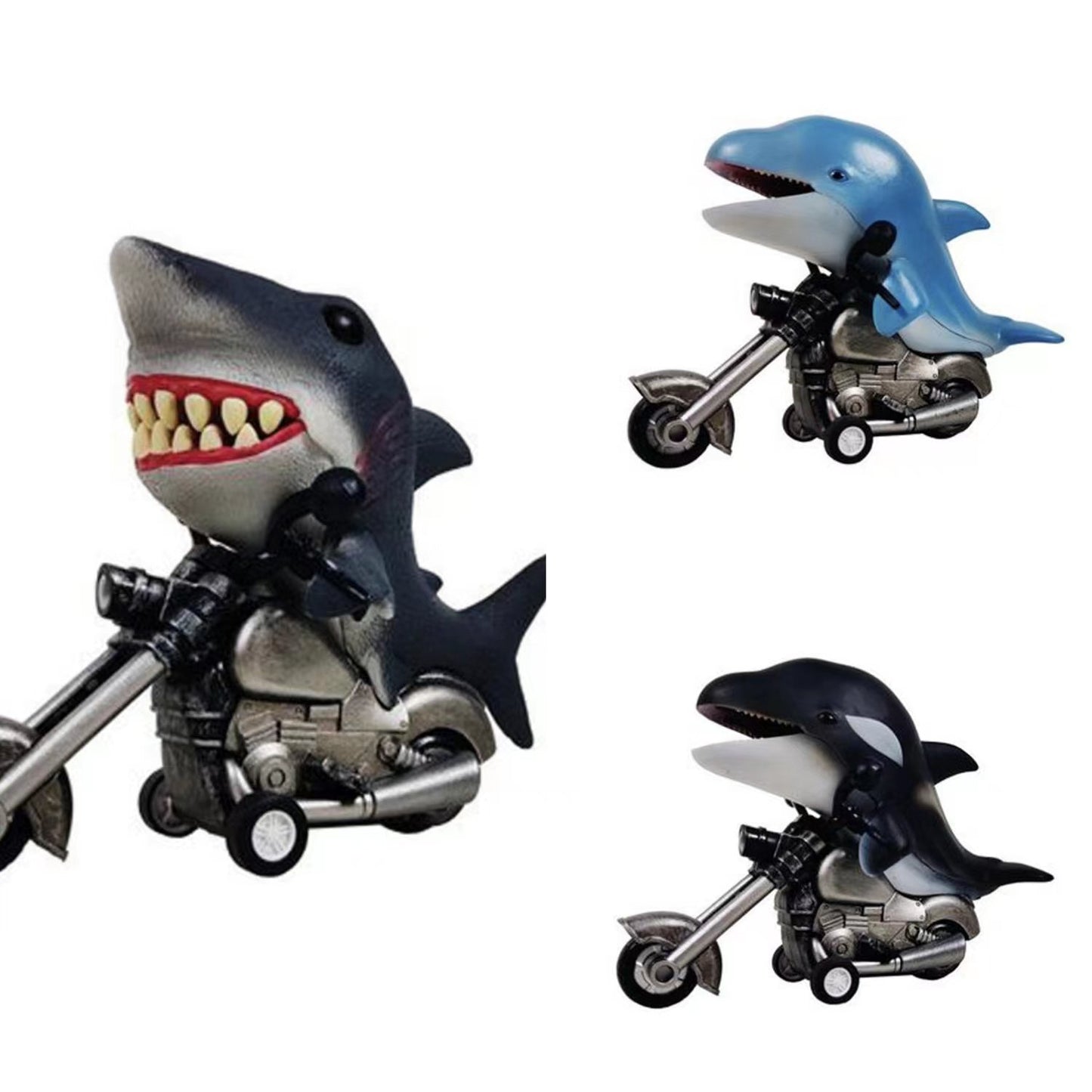 🥳🥳Friction Power Inertial Animal Motorcycle Toy